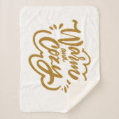 Warm en Cozy Sherpa Deken (Voorkant)