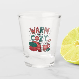 Warm En Gezellig Kerstmis Heet Cacao Xmas Shot Glas