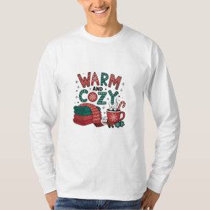 Warm En Gezellig Kerstmis Heet Cacao Xmas T-shirt