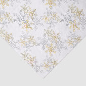 Warm en Koel Snowy Mandala Lace Pattern Tissuepapier (Detail)