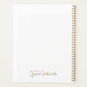 Warm en Rosey planner (Achterkant)