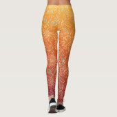 Warm Floral Patterned Legging (Achterkant)