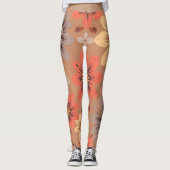 Warm Floral Patterned Legging (Voorkant)