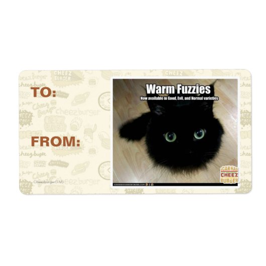 Warm Fuzzies Etiket (Voorkant)