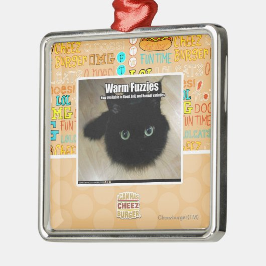 Warm Fuzzies Metalen Ornament (Links)
