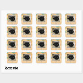 Warm Fuzzies Vierkante Sticker (Vel)