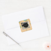 Warm Fuzzies Vierkante Sticker (Envelop)