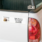 Warm, Fuzzy gevoel! Bumpersticker (Op Truck)