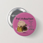Warm, Fuzzy gevoel! Ronde Button 5,7 Cm (Voorkant /achterkant)