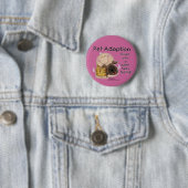 Warm, Fuzzy gevoel! Ronde Button 5,7 Cm (In situ)