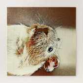warm gekleurd cavia legpuzzel (Horizontaal)