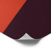 Warm Geometric Abstract Wall Art  Poster (Hoek)