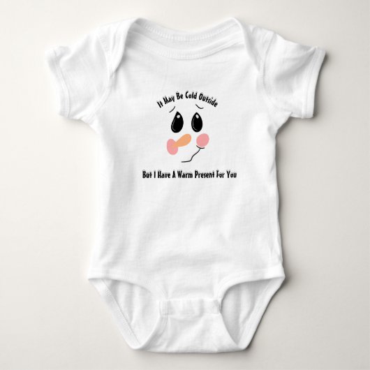 Warm Geschenk Voor Jou Romper (Voorkant)