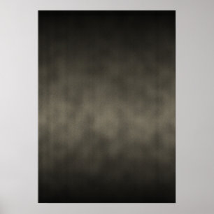 Warm Grey Gothic Ombre Background Art Poster