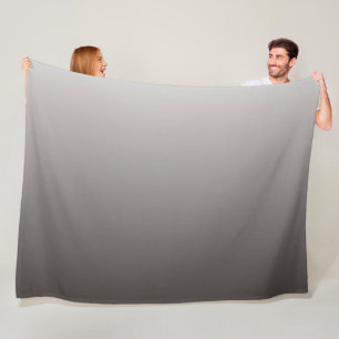 Warm grijs licht tot diepe tonen fleece deken