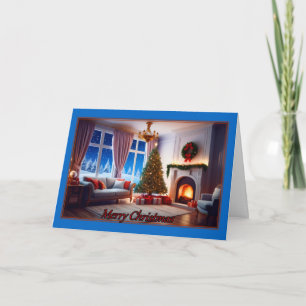 Warm hart kerst Kaart