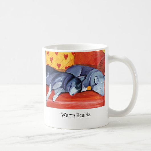Warm hart koffiemok (Rechts)