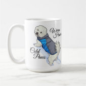 Warm Heart Snow Bichon Mug (Gauche)