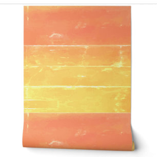 Warm Helder Sinaasappel Wit Abstract Strepen Zonso Behang