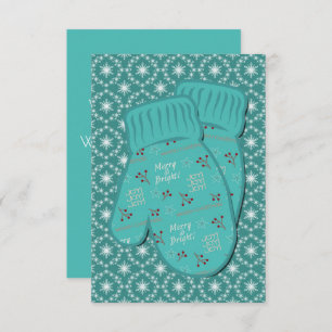 Warm Holiday Kerstmis Mittens