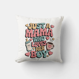 Warm houdt van haar"Retro Moederdag T-shirt Schatt Kussen