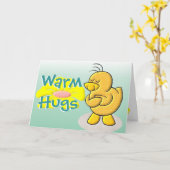Warm Hugs Kaart (Gele Bloem)