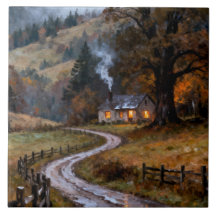 Warm huis aan het einde van de weg