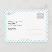 Warm kerstfotofeestdag Briefkaart (Achterkant)