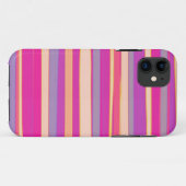 Warm kleuren diagonaal strepen grafische kunst 2 Case-Mate iPhone case (Achterkant (horizontaal))