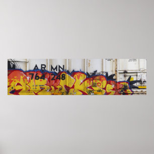 Warm kleuren. poster