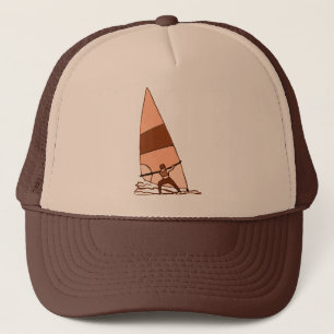Warm-kleuren van het voorpaneel trucker pet