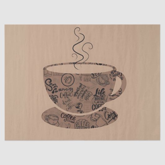 Warm koffiehuis Essence Tissuepapier (Voorkant)