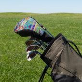Warm Layers by Lydia's Art Sangria Golfheadcover (Insitu)