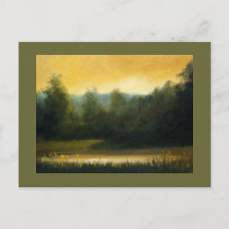 warm licht briefkaart