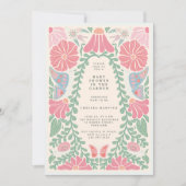 Warm light Garden Baby Shower Invitation (Devant)