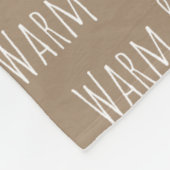 "Warm & Loved" fleece deken (Hoek)