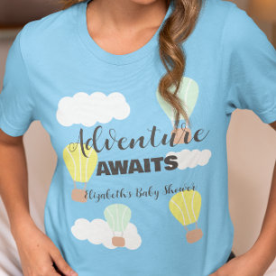 Warm luchtballon Genderneutraal Baby shower T-shirt