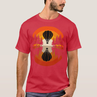 Warm luchtballonballonballonvaarding 2 t-shirt