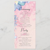  Warm Luchtballonhuwelijk Programma (Achterkant)