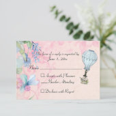  Warm Luchtballonhuwelijk RSVP (Staand voorkant)