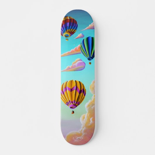 Warm luchtballonschip skateboard (Voorkant)