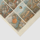 Warm-luchtballonvlekontkoppeling Tissuepapier (Detail)