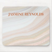 Warm Marble Geode Muismat (Voorkant)