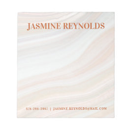 Warm Marble Geode Notitieblok