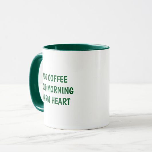 Warm Message Coffee Mug (Devant gauche)