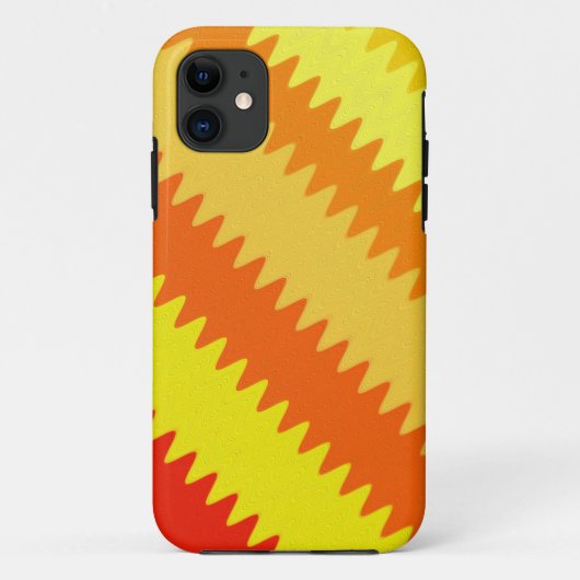 Warm met chevron strepen 2 Case-Mate iPhone case (Achterkant)