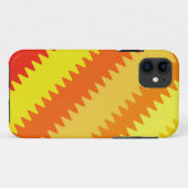 Warm met chevron strepen 2 Case-Mate iPhone case (Achterkant (horizontaal))