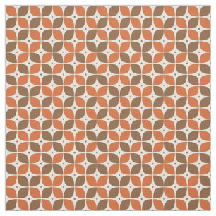 Warm Mid-Century Retro Boemerang Atoomstijl Stof