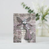 Warm Midnight Gothic Fairy Briefkaart (Staand voorkant)
