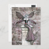 Warm Midnight Gothic Fairy Briefkaart (Voorkant / Achterkant)